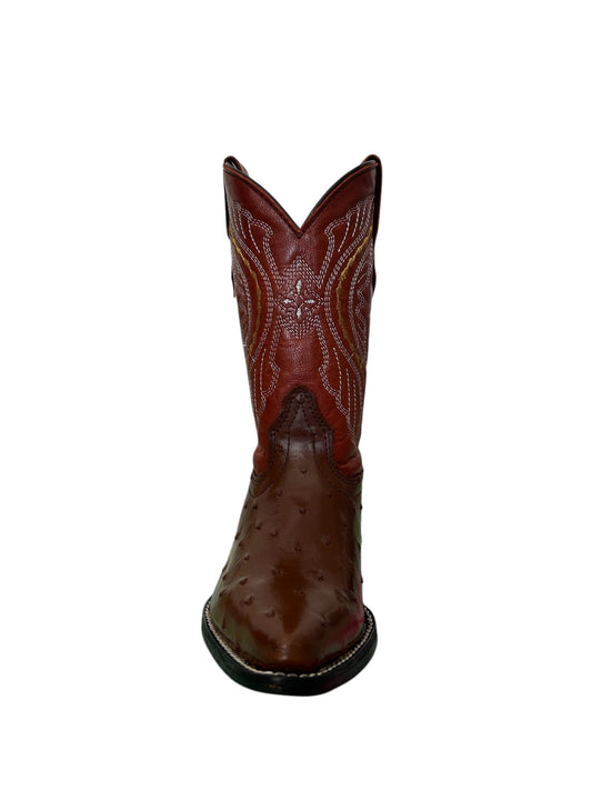 Bota Niño y Dama Avestruz Imitación Shedron