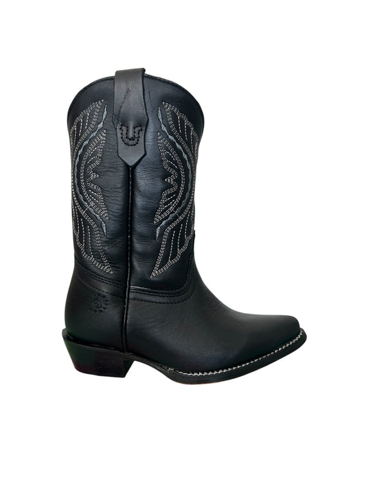 Bota Niño y Dama Piel Negro