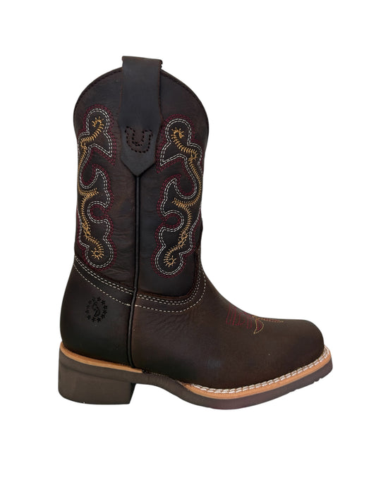 Bota Niño y Dama Rodeo Piel Café