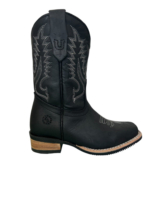 Bota Niño y Dama Rodeo Piel Negro