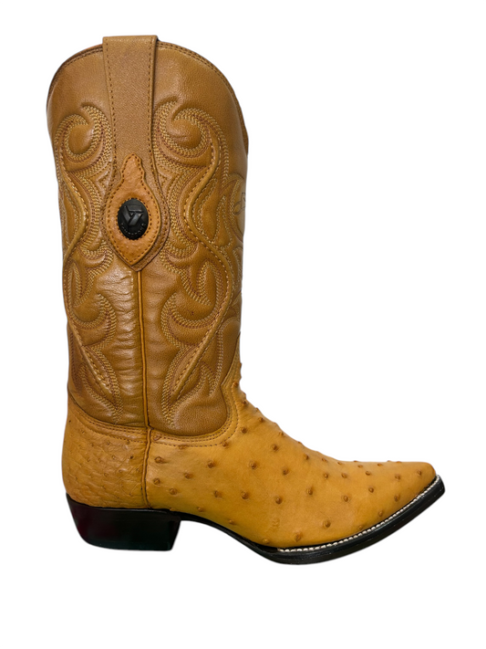 Bota Tombstone Avestruz Amarillo